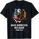 Make Minnesota Red Again Eagle Republican Trump 2024 T-Shirt - T-Shirt | Black