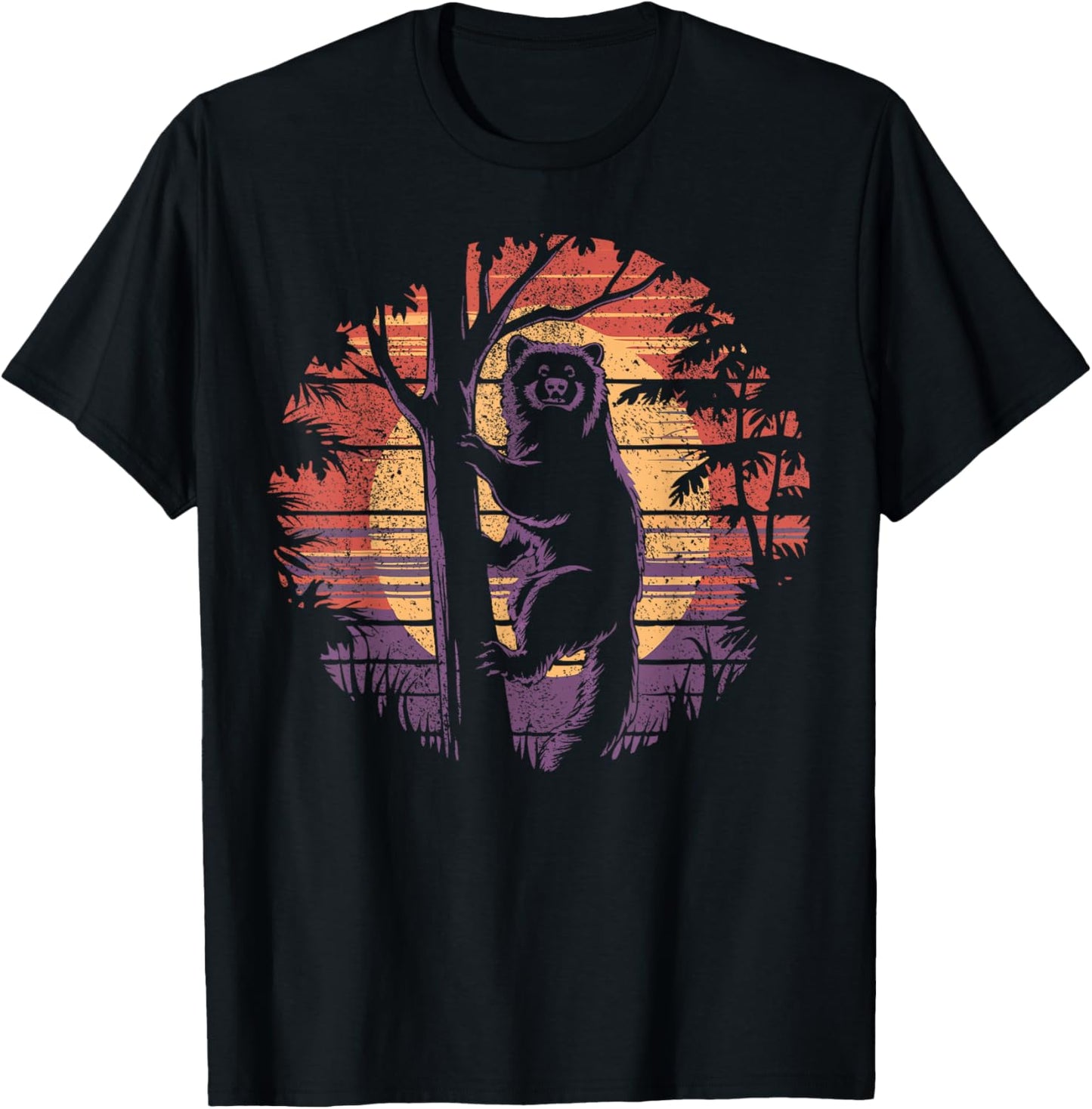 Vintage Binturong T-Shirt - T-Shirt | Black