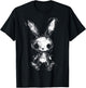 Weird Bunny Rabbit Doll Creepy Cute Alt Goth Grunge Horror T-Shirt - T-Shirt | Black