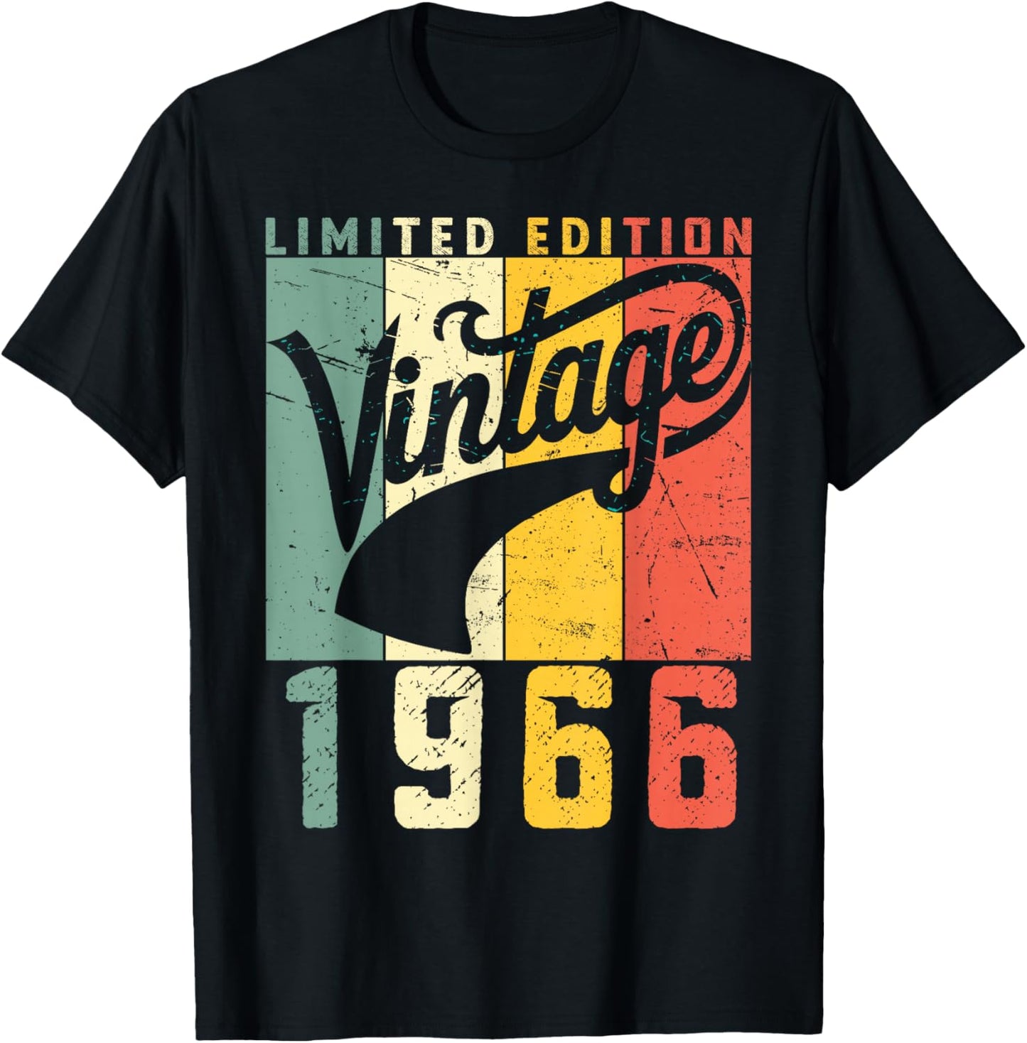 60 Years Old Legend Since 1966 Men's Women's 60th Birthday T-Shirt - T-Shirt | Black