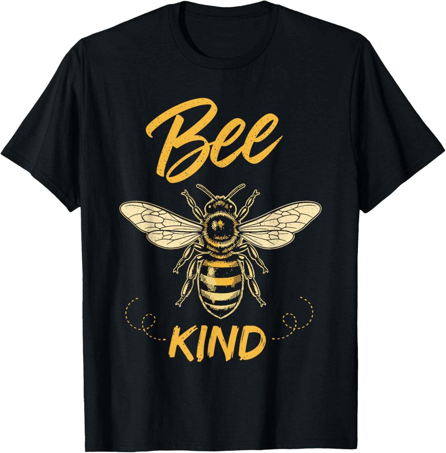 Bee Kind Shirt Kids Girls, Cute Be Kind Kindness T-Shirt - T-Shirt | Black