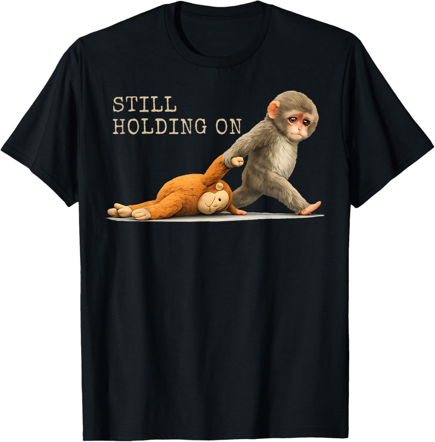 Baby Monkey Punch T-Shirt - T-Shirt | Black