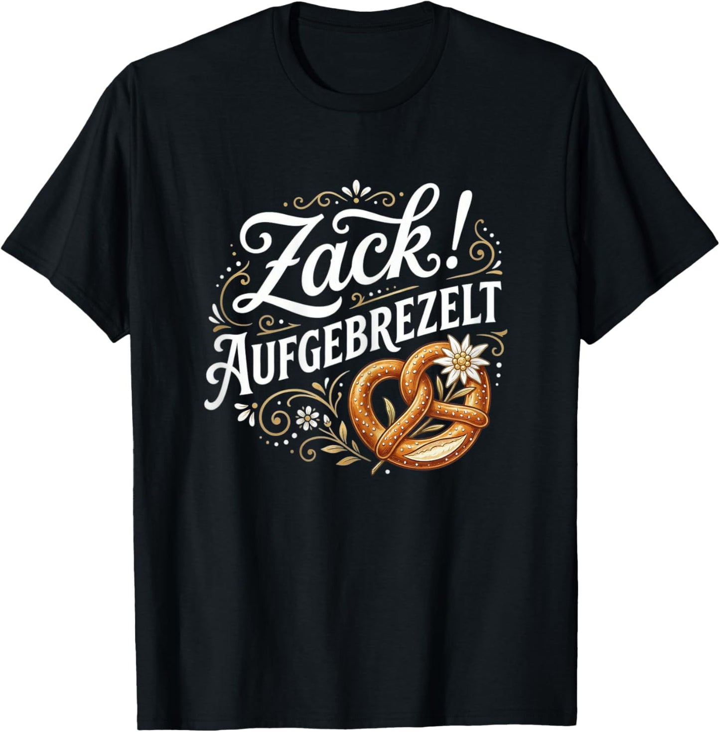 Passend für Oktoberfest Damen Trachtenshirt Trachten T-Shirt - T-Shirt | Black