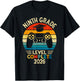 9th Grade Graduation 2026 Level Complete Gamer T-Shirt - T-Shirt | Black