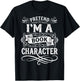 Pretend Im a Book Character Vintage Literature Design T-Shirt - T-Shirt | Black