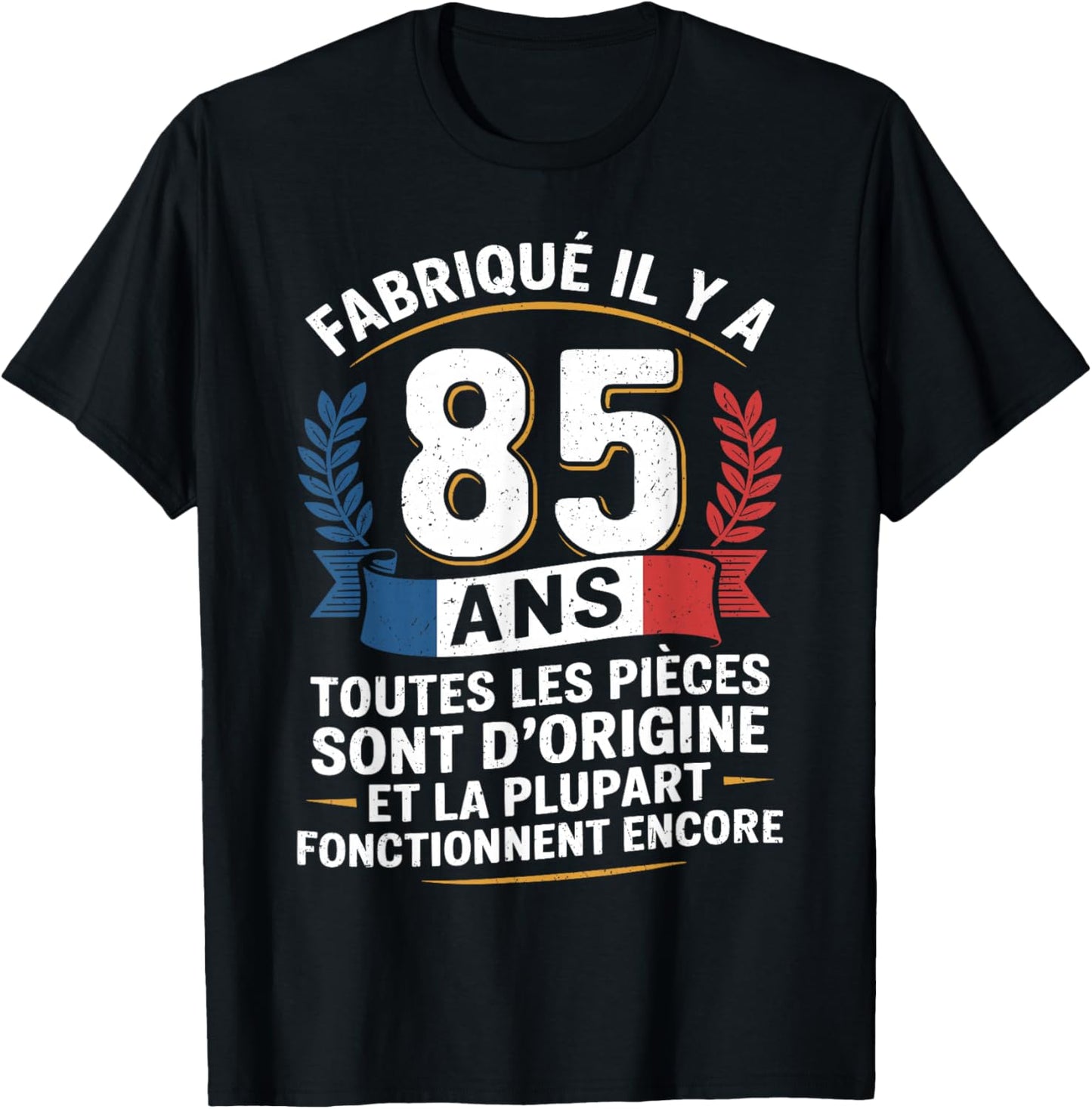 85 Years Birthday Humor Original Gift 85 Years Man T-Shirt - T-Shirt | Black