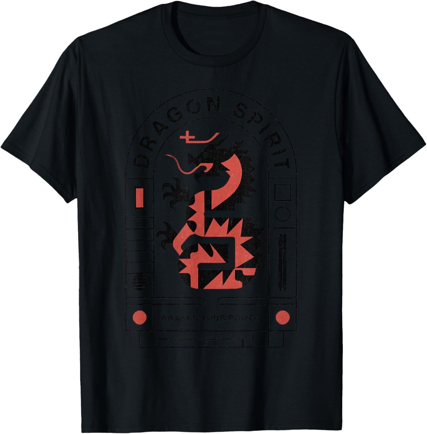Aesthetic Dragon Retro Vintage Streetwear Fashion Women Men T-Shirt - T-Shirt | Black