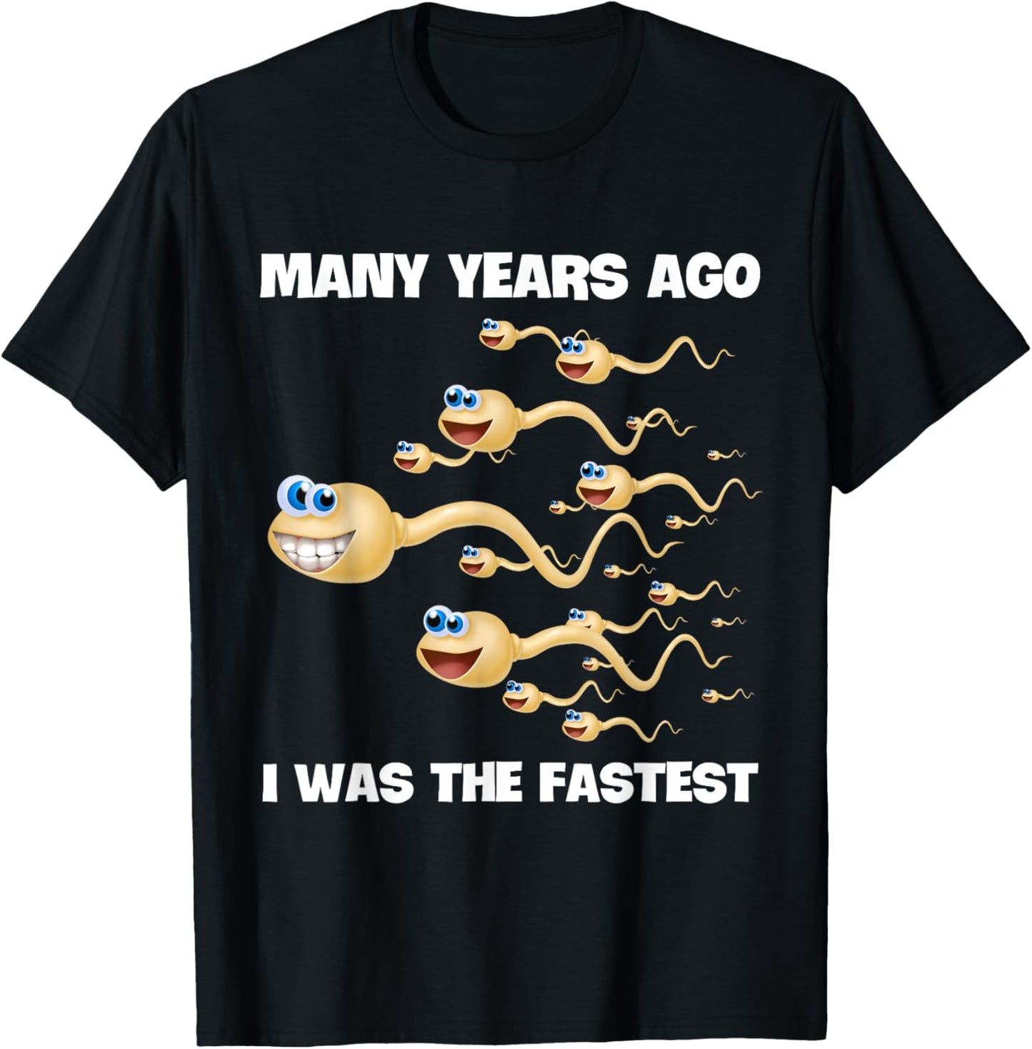 Many Years Ago I Was The Fastest T-Shirt - T-Shirt | Black