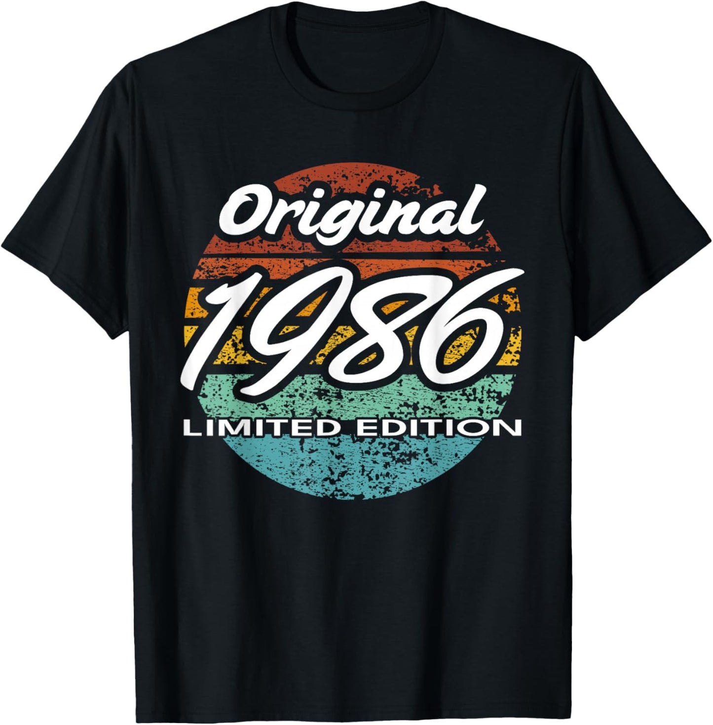 40th Birthday Man Woman 40 Years 1986 Funny Gift T-Shirt - T-Shirt | Black