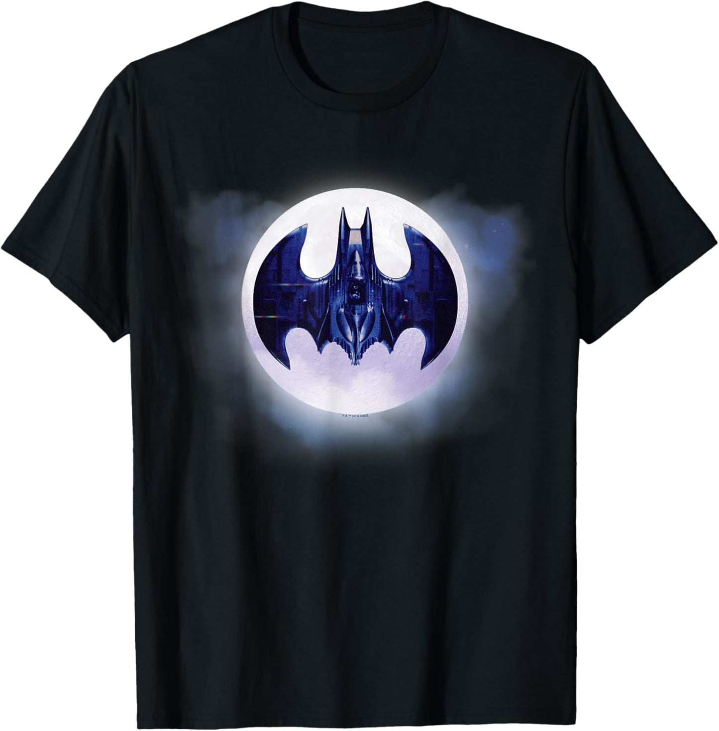 Batman 1989 Batwing Moon T-Shirt - T-Shirt | Black