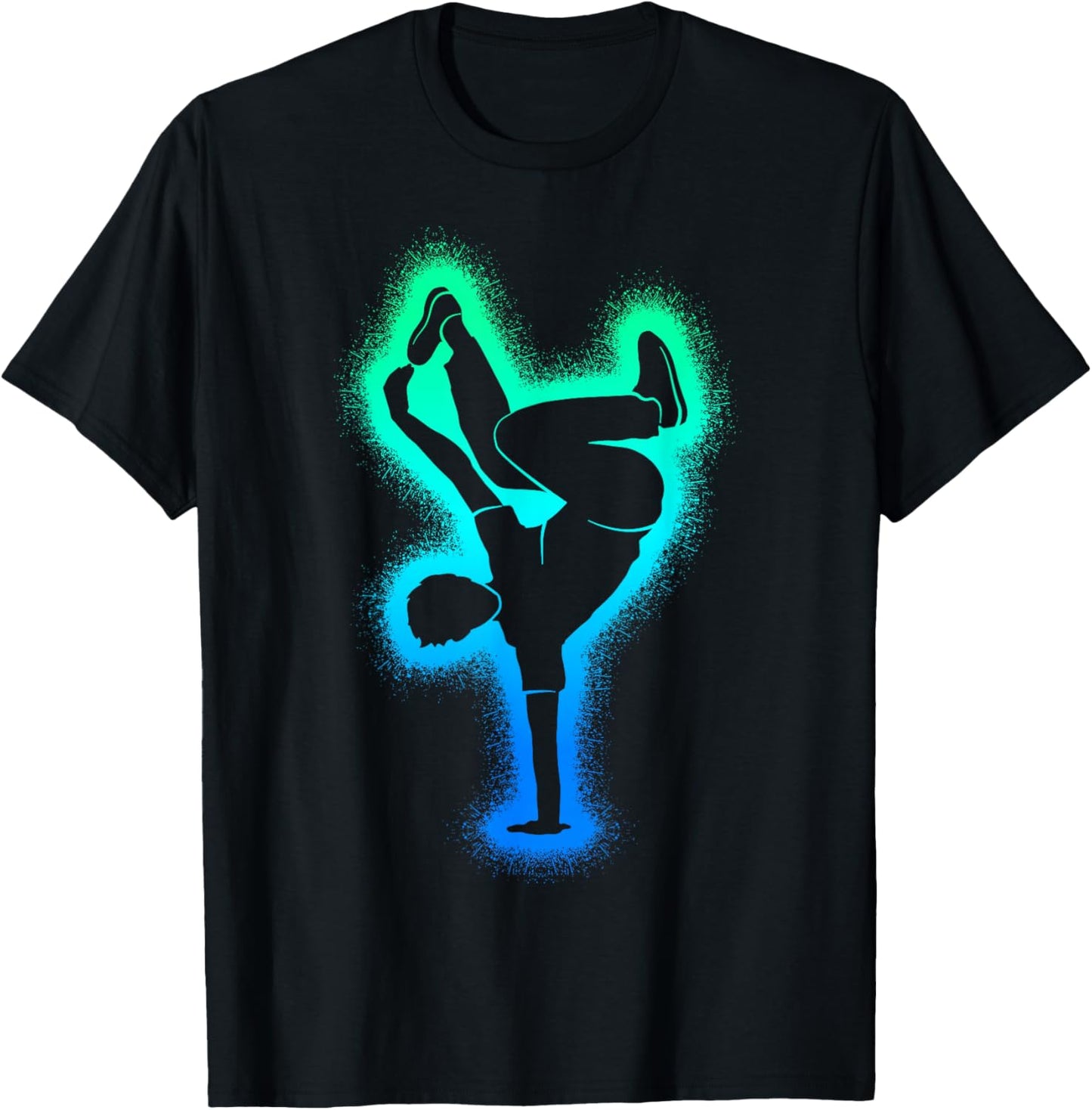Breakdance Dance Men Kids Boys Breakdancing T-Shirt - T-Shirt | Black