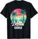 Maui Hawaii Souvenir Vacation Hawaiian Men Women Reminder T-Shirt - T-Shirt | Black