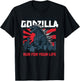 Monster Godzilla Run for Your Life T-Shirt - T-Shirt | Black