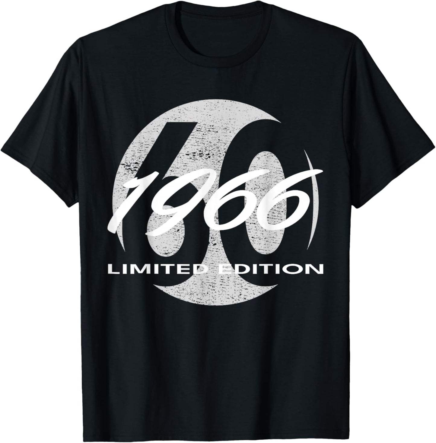 60th Birthday Man Woman 60 Years 1966 Funny Gift T-Shirt - T-Shirt | Black