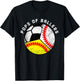 Pops Of Ballers Funny Baseball Softball Soccer Pops T-Shirt - T-Shirt | Black