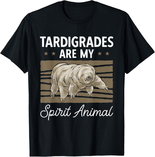 Tardigrade Water Bear Spirit Animal Tardigrade T-Shirt - T-Shirt | Black