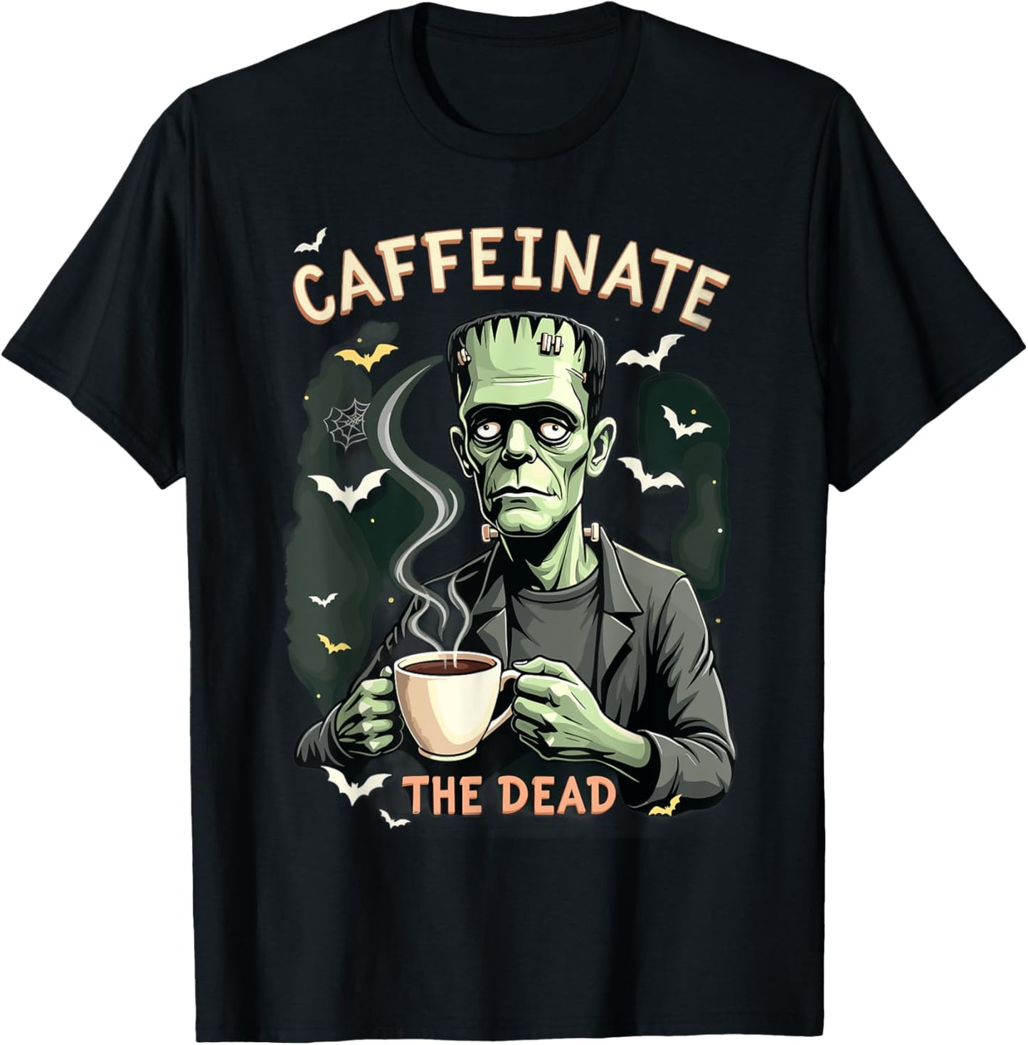 Haunted Frankenstein's Brew T-Shirt - T-Shirt | Black