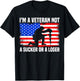 I'm A Veteran Not A Sucker Or A Loser patriotic Veterans Day T-Shirt - T-Shirt | Black
