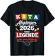 Kinder Eine Legende geht vom Gelände Kita Abgänger 2026 T-Shirt - T-Shirt | Black