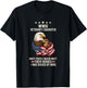 Bird WWII Veteran's Daughter Eagle & Flag, I was Raised By T-Shirt - T-Shirt | Black