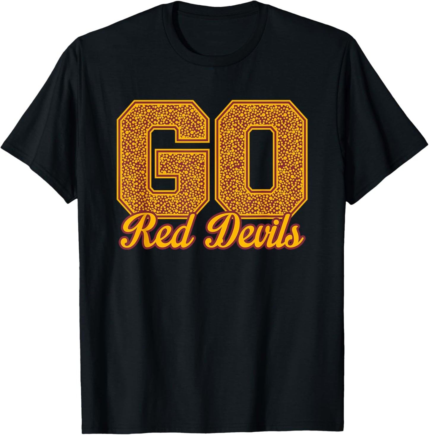 Russell Red Devils GO! School Pride T-Shirt - T-Shirt | Black