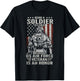Being An US Air Force Veteran Is An Honor Proud USAF Vet T-Shirt - T-Shirt | Black