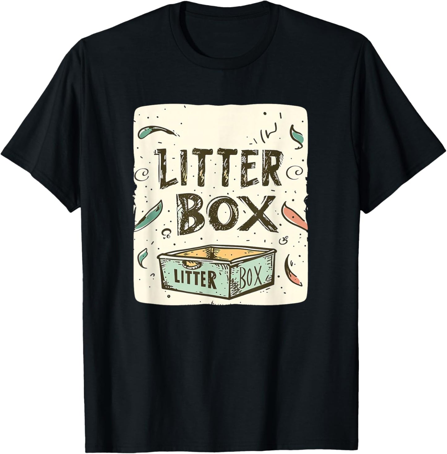 Fun Litter Box Speech Costume T-Shirt - T-Shirt | Black