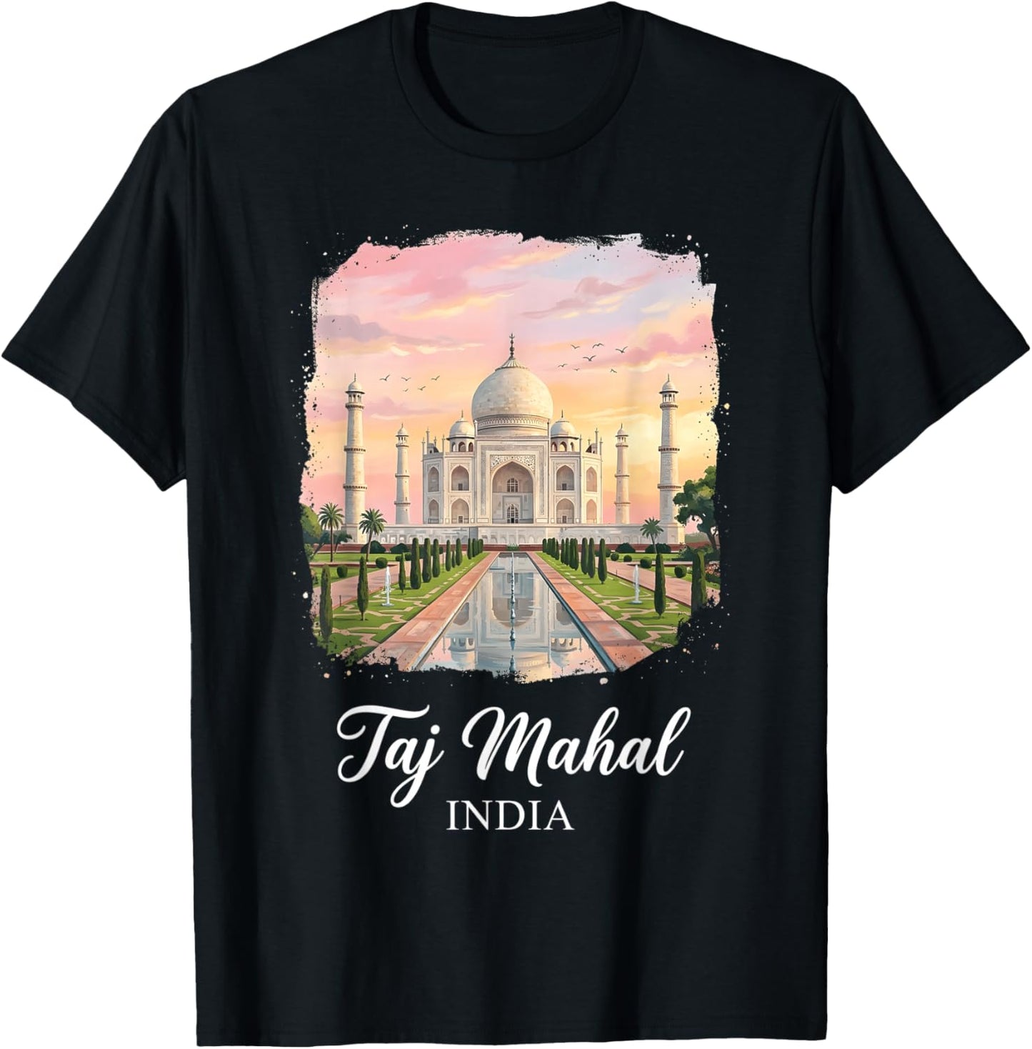 Taj Mahal T-Shirt - T-Shirt | Black