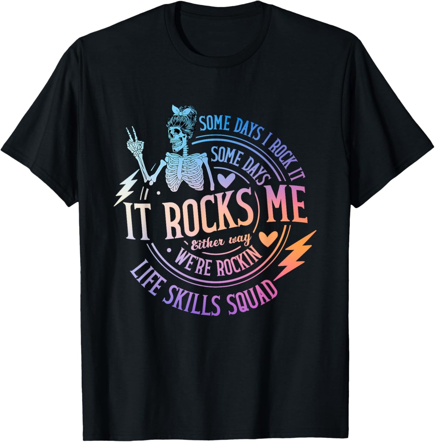 Special Education Appreciation Squad Life Skills Teacher T-Shirt - T-Shirt | Black