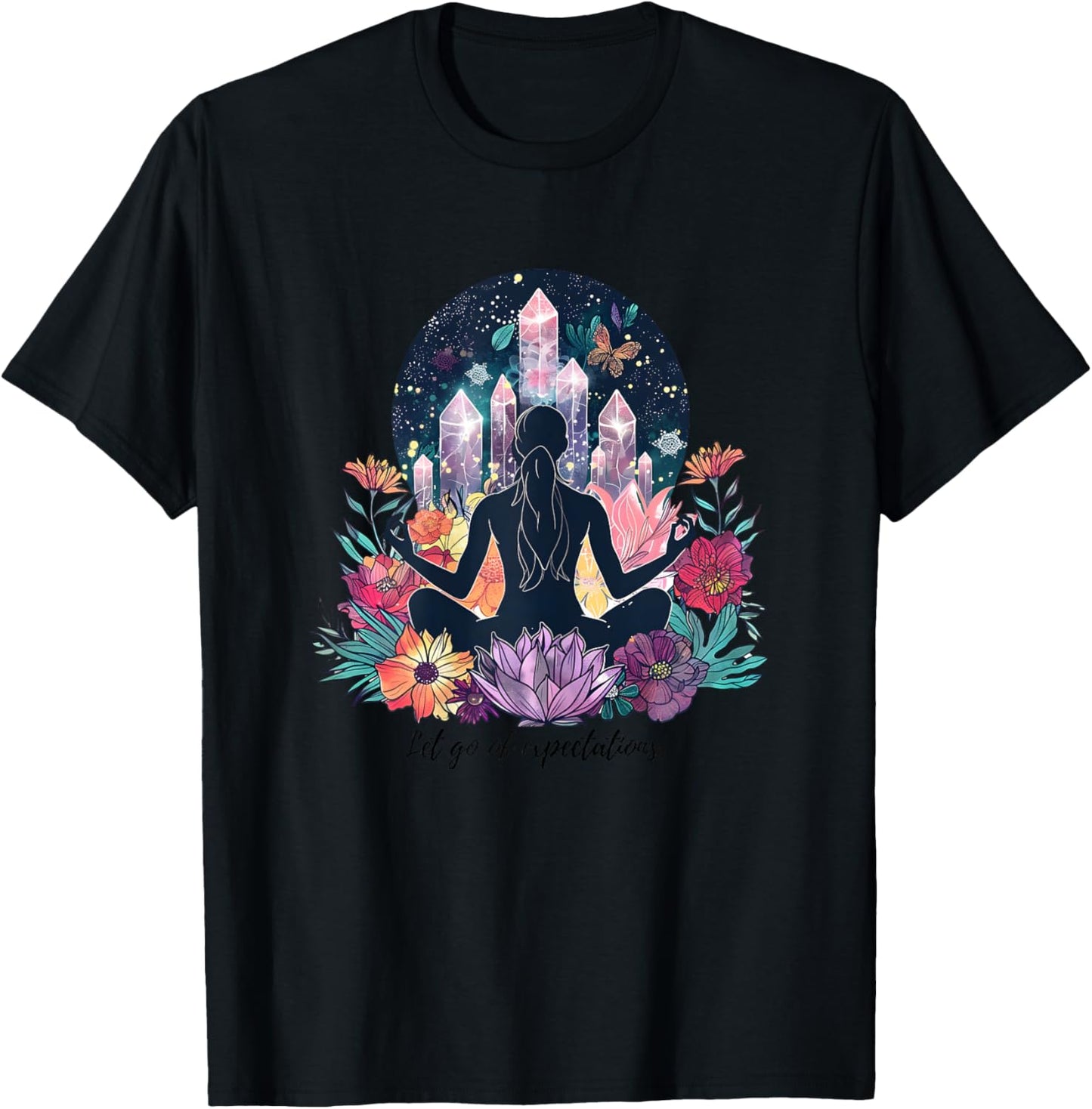 Enhance Your Serenity - Yoga & Meditation Accessory T-Shirt - T-Shirt | Black