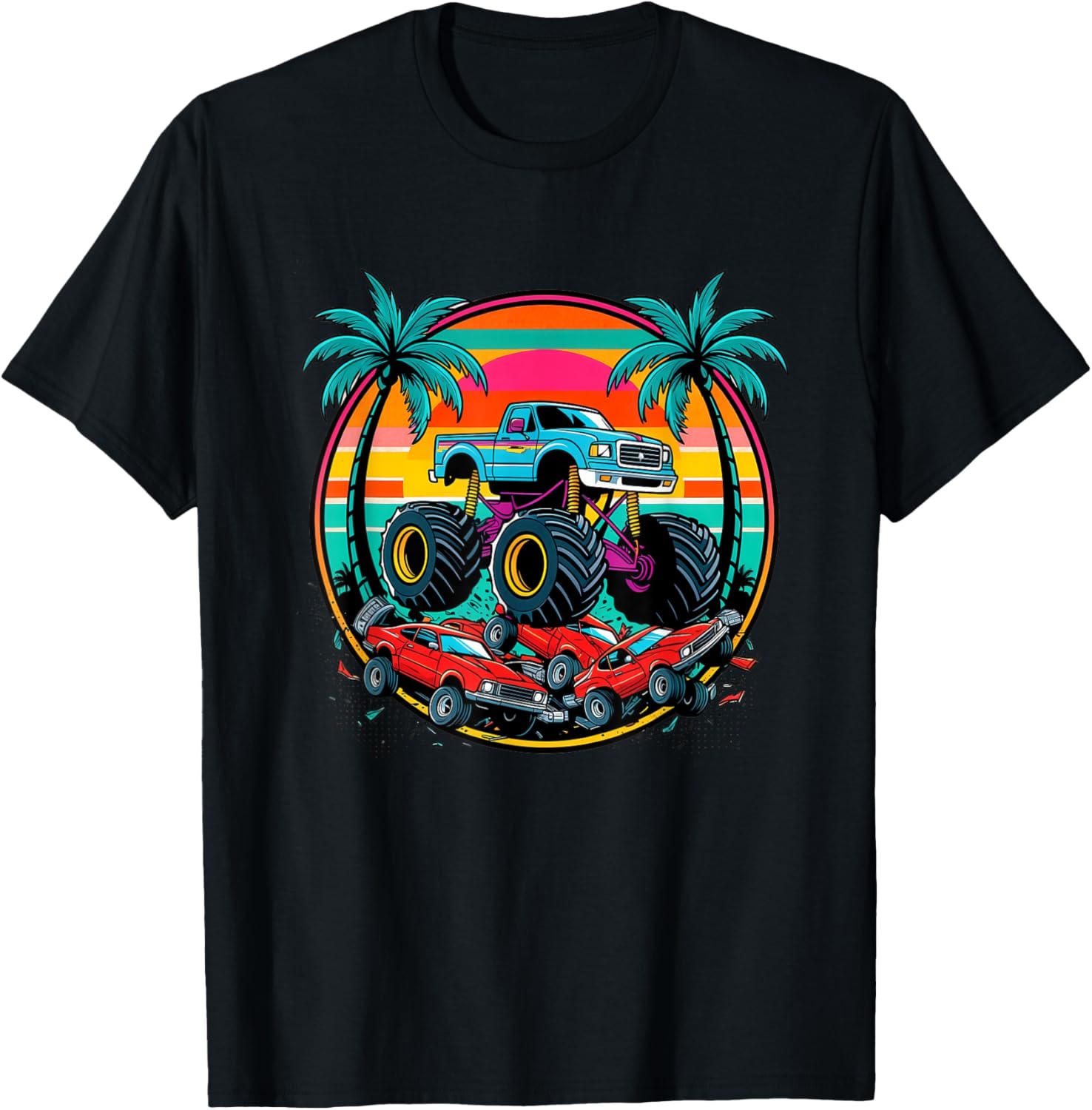 Monster Truck Monster Truck Jam T-Shirt - T-Shirt | Black