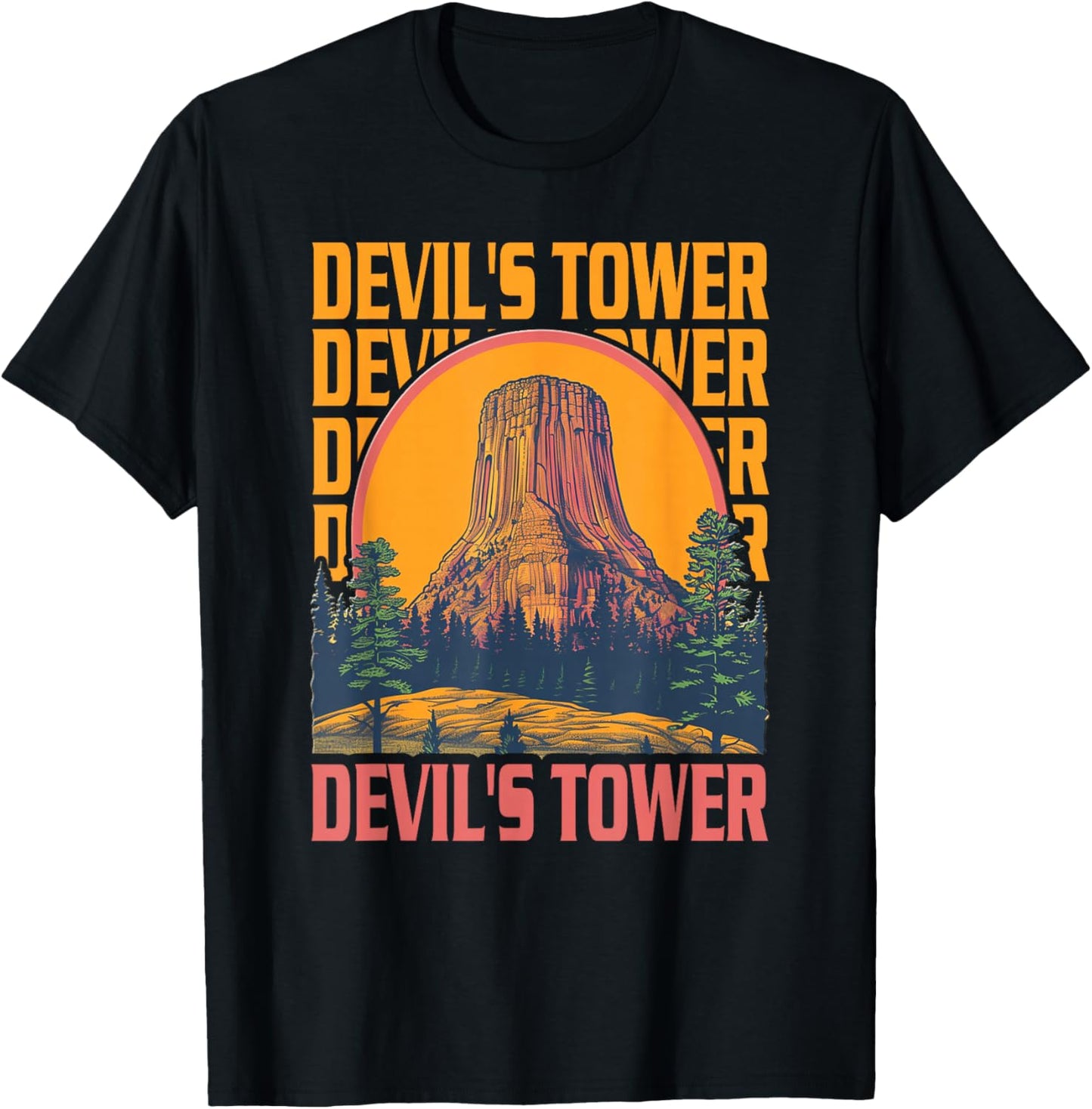 Devils Tower - Devils Tower T-Shirt - T-Shirt | Black