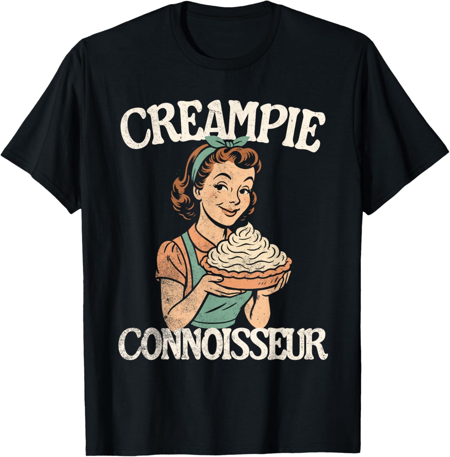 Creampie Connoisseur T-Shirt - T-Shirt | Black