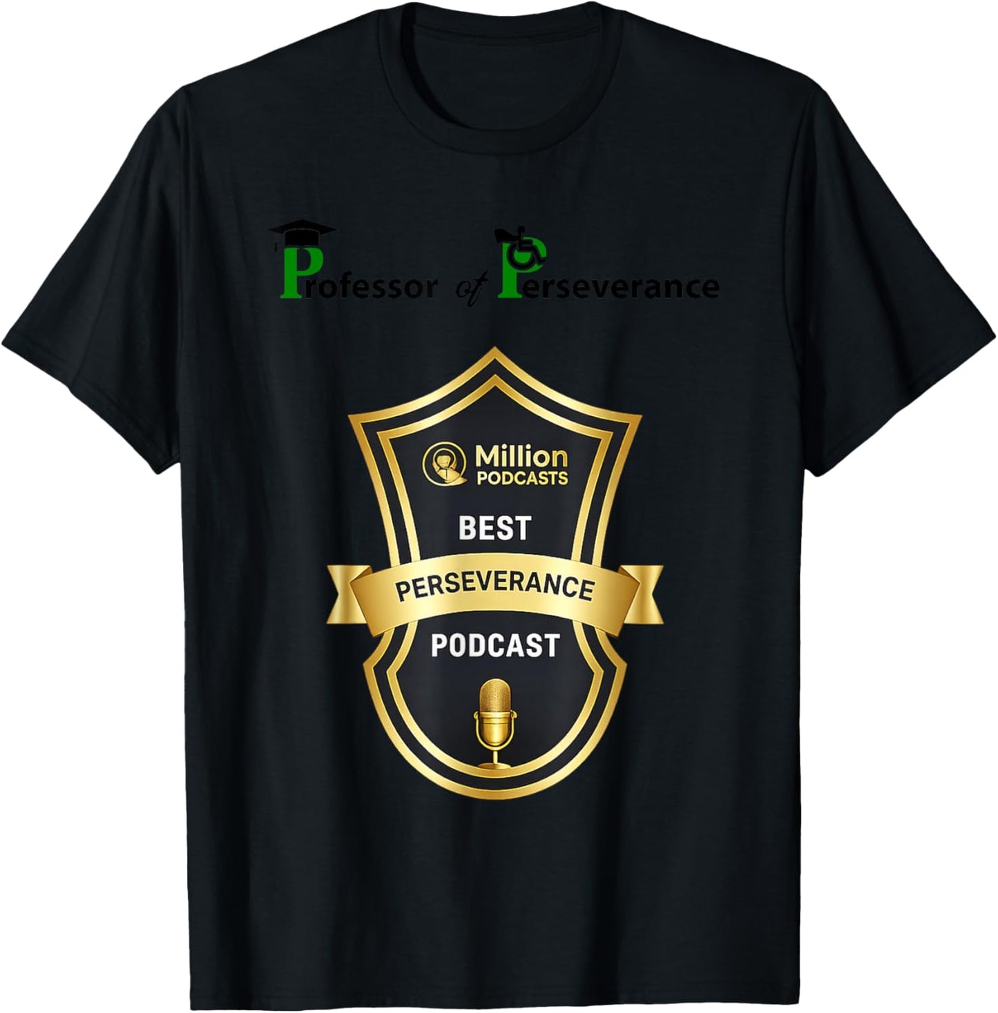 POP BearBall Perseverance Award T-Shirt - T-Shirt | Black