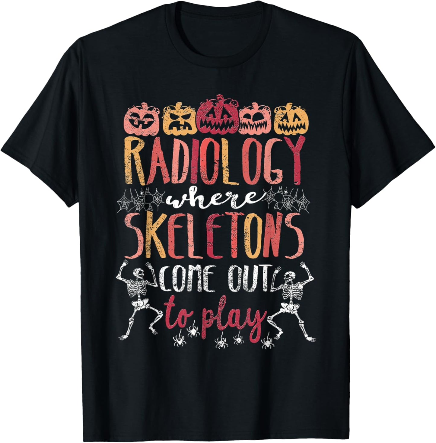 Xray Tech Radiology X-Ray Technician X-Ray Halloween T-Shirt - T-Shirt | Black