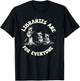 libraries are for everyone Read Banned Book Librarian Reader T-Shirt - T-Shirt | Black