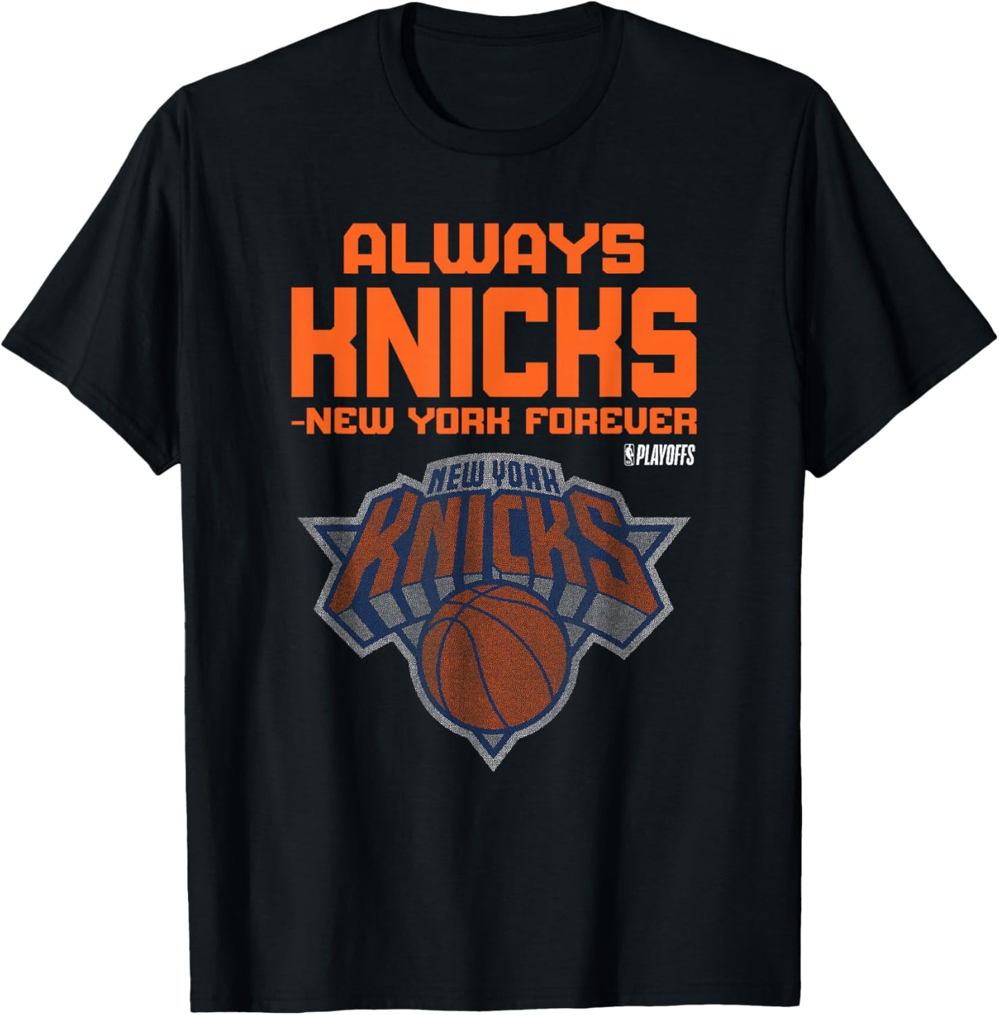 NBA 2026 Playoffs Mantra Knicks Bilboard T-Shirt - T-Shirt | Black