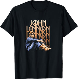 Peace Sign Retro Art Design T-Shirt - T-Shirt | Black