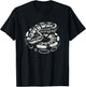 Ball Python Snake Graphic Art Design T-Shirt - T-Shirt | Black