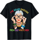 Iris Apfel Funny I've Heard Enough From Old White Men T-Shirt - T-Shirt | Black
