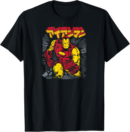 Iron Man - Katakana T-Shirt - T-Shirt | Black