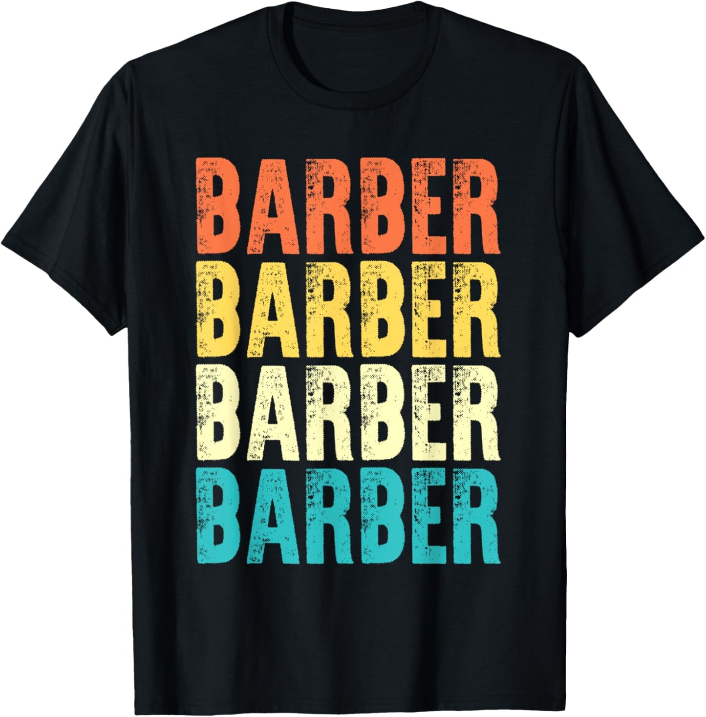 Barber Vintage Style Job T-Shirt - T-Shirt | Black