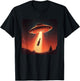 Funny UFO beams beer up for Alien Lovers T-Shirt - T-Shirt | Black