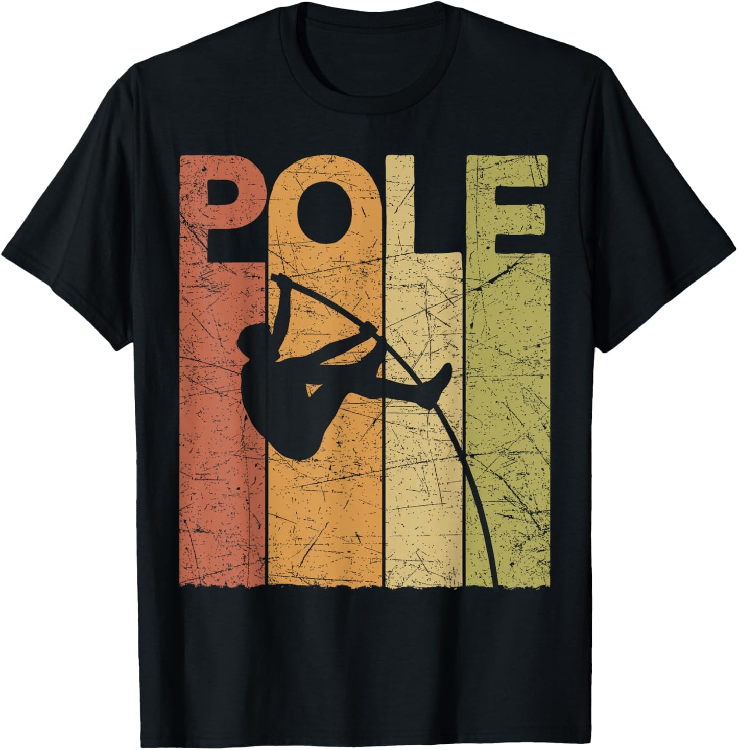 Saut à la Perche Vintage Saut à la Perche Saut à la Perche rétro T-Shirt - T-Shirt | Black