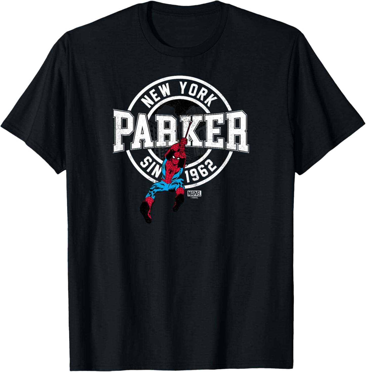Spider-Man - Peter Parker Collegiate T-Shirt - T-Shirt | Black