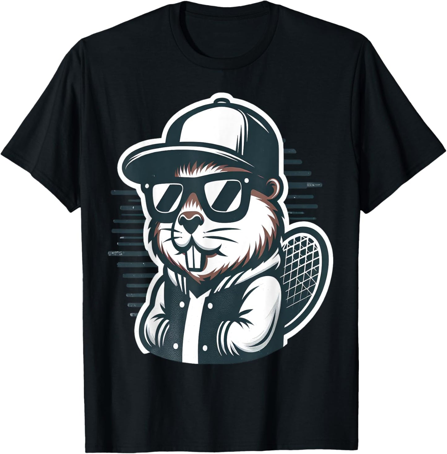 Vintage Beaver T-Shirt - T-Shirt | Black