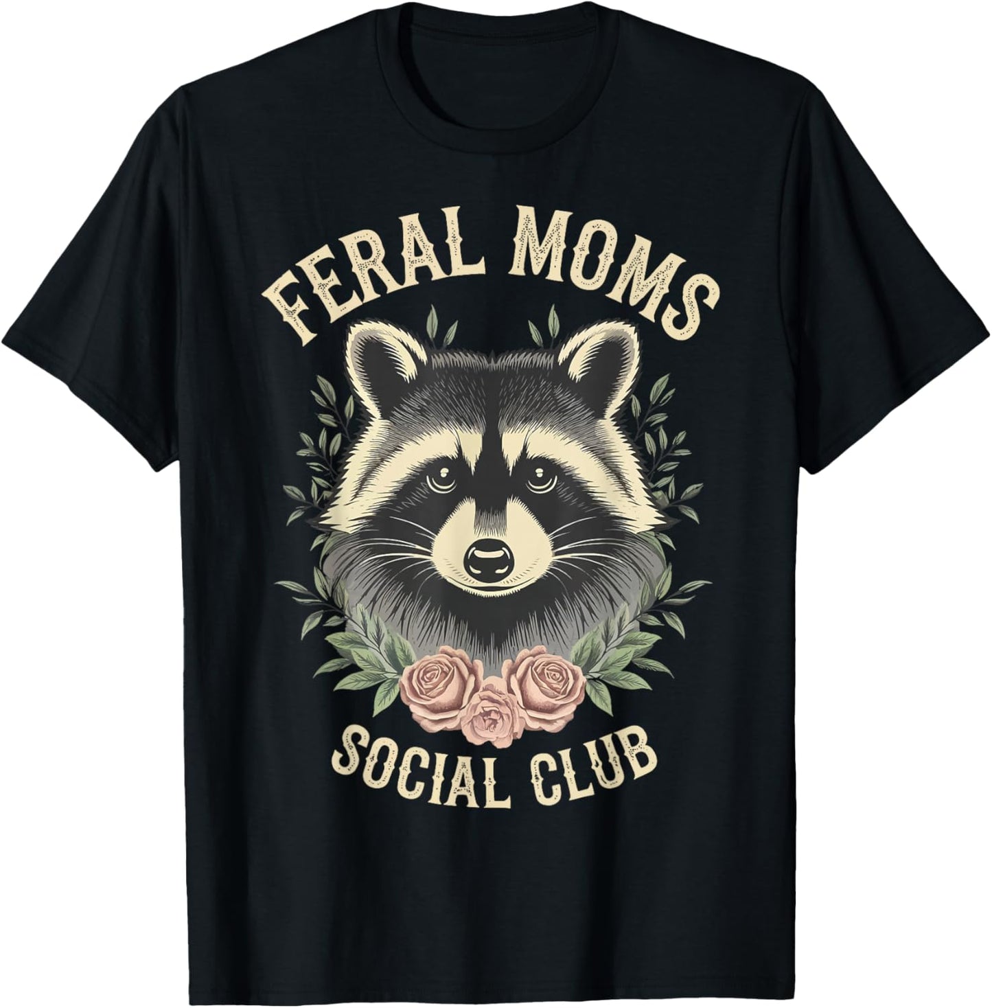 Feral Mom's Social Club T-Shirt - T-Shirt | Black