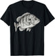 Vintage Pumpkinseed Sunfish Fishing Fisherman Angler T-Shirt - T-Shirt | Black