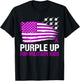 Purple Up Military Kids Month of Military Kids T-Shirt - T-Shirt | Black