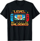 Gaming Gift Boys Level 10 Unlocked 10th Birthday Video Gamer T-Shirt - T-Shirt | Black